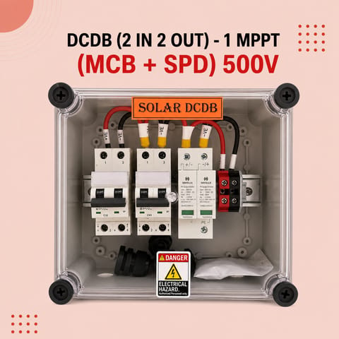 DCDB (2 IN 2 OUT) -1 MPPT(MCB+SPD) 500V