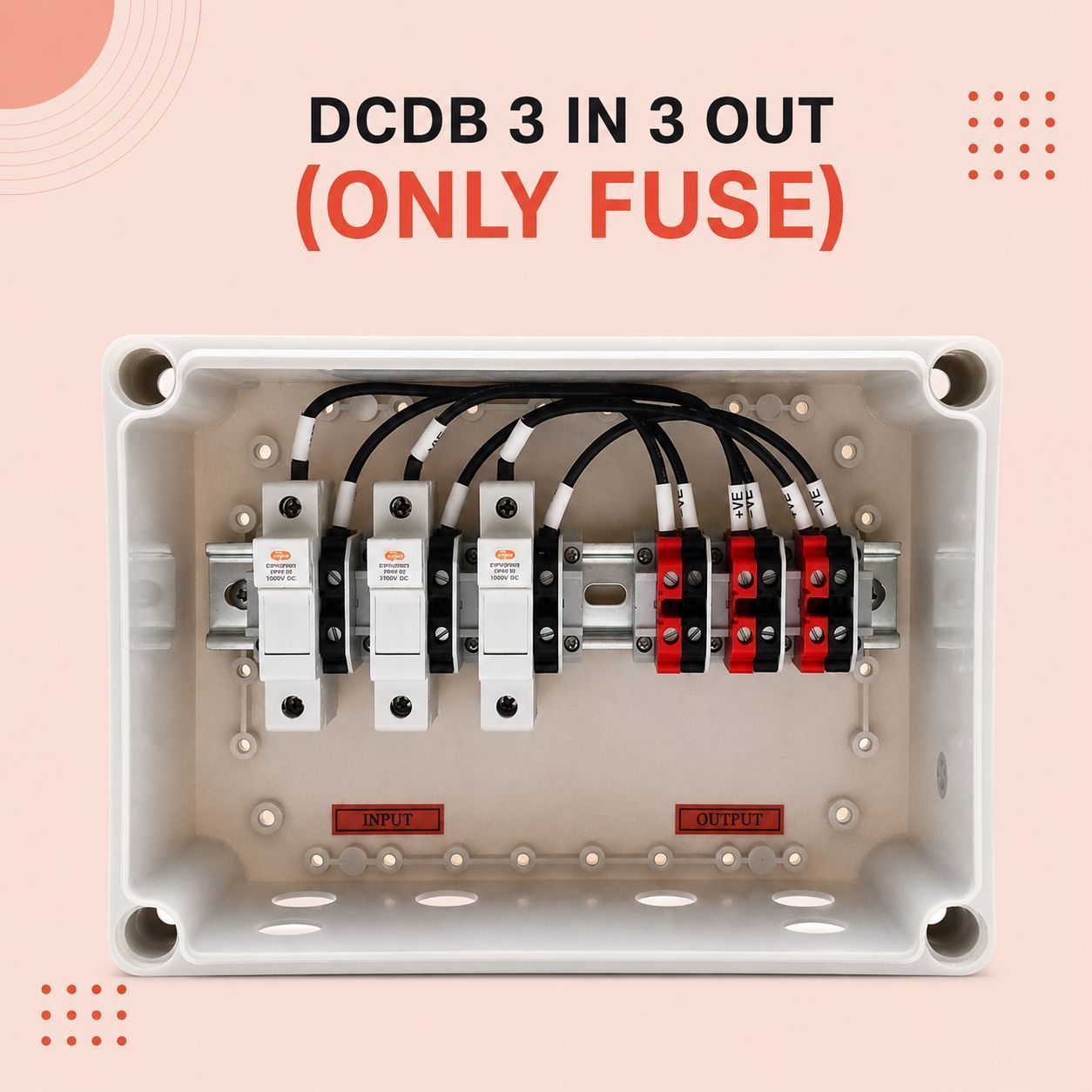 DCDB 3 IN 3 OUT (ONLY FUSE)