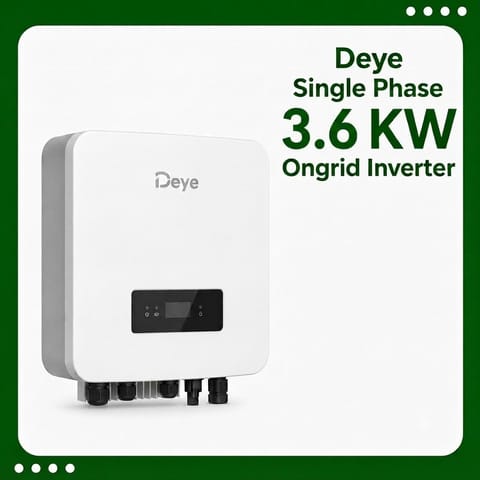 Deye Single Phase 3.6 KW Ongrid Inverter