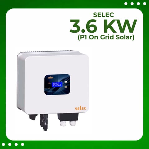 Selec Single Phase, 3.6 kW Solar On Grid Inverter, BIS Certified