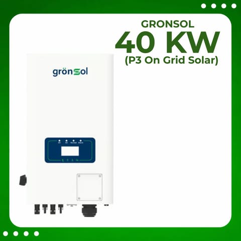Gronsol 40 Kw P3 Hybrid Solar Inverter