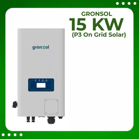 Gronsol 15 kW P3 On Grid Solar Inverter