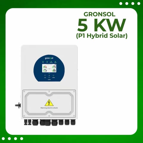 Gronsol 5 Kw P1 Hybrid Solar Inverter