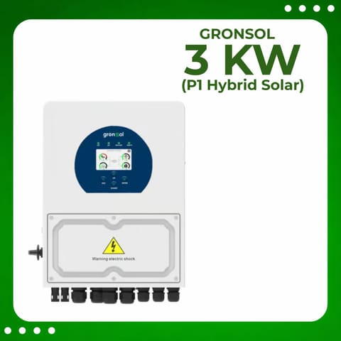Gronsol 3 kW P1 Hybrid Solar Inverter