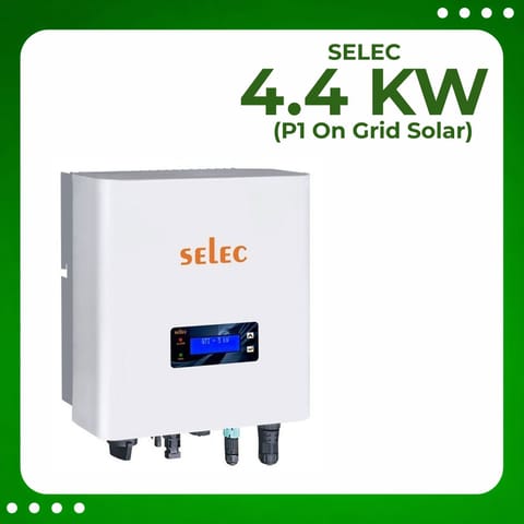 Selec Single Phase, 4.4 kW Solar On Grid Inverter, BIS Certified