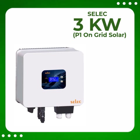 Selec Single Phase, 3 kW Solar On Grid Inverter, BIS Certified