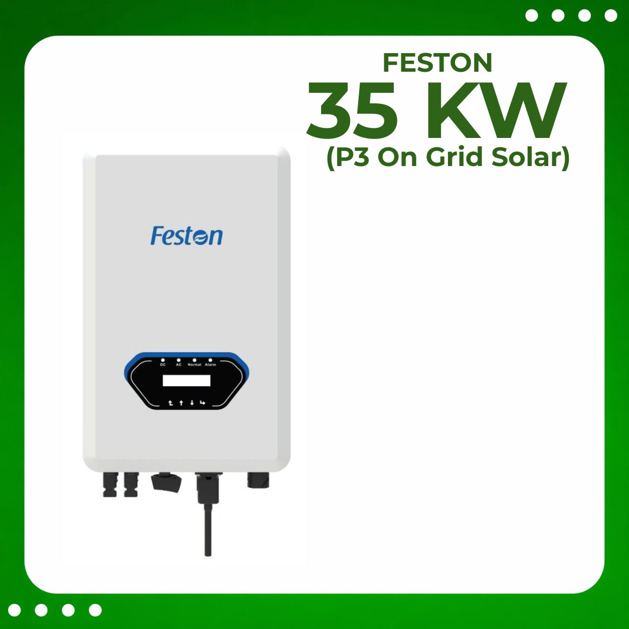 Feston 35 Kw P3 Ongrid Solar Inverter