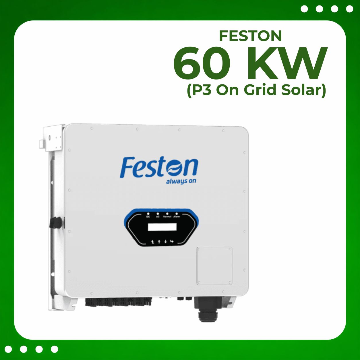 Feston 60 Kw P3 Ongrid Solar Inverter