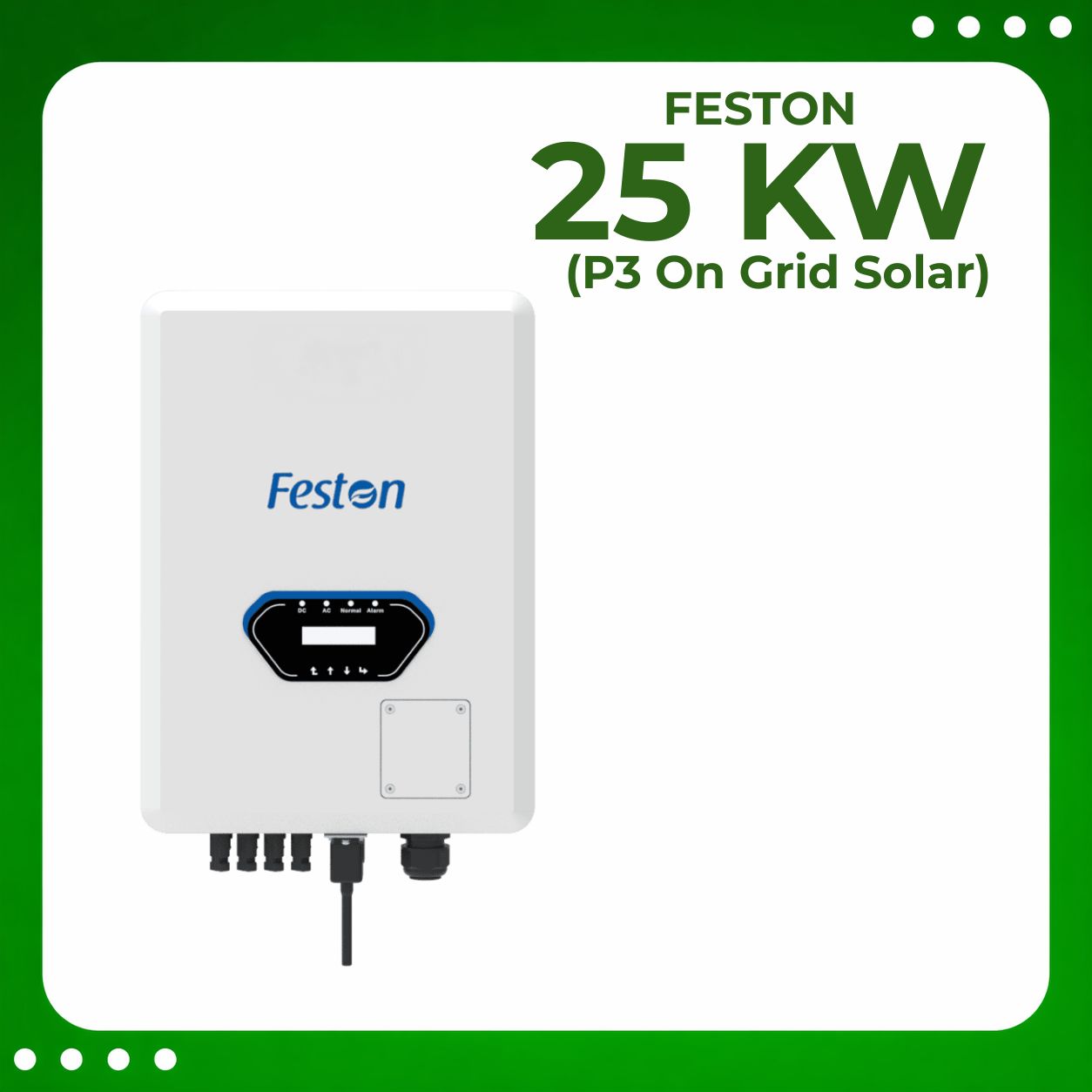 Feston 25 Kw P3 Ongrid Solar Inverter