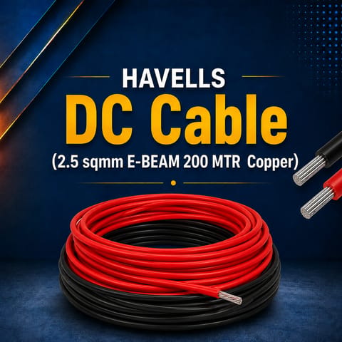 HAVELLS DC Cable - 2.5 sqmm E-BEAM (200 MTR)