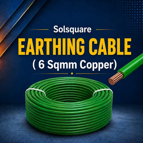 Earthing Cable (Solsquare, 6 Sqmm) – Copper