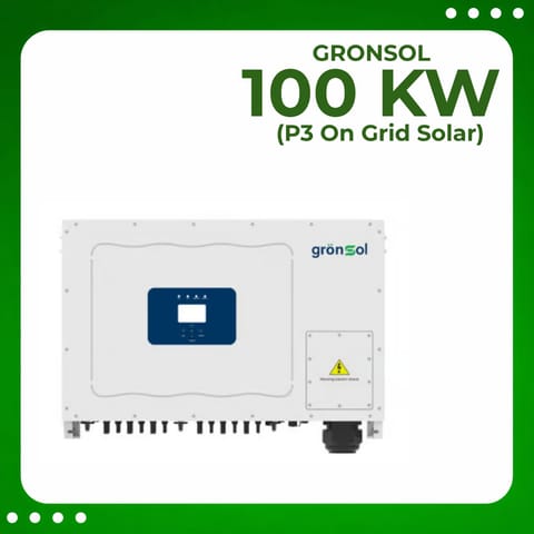 Gronsol 100 Kw P3 On Grid Solar Inverter