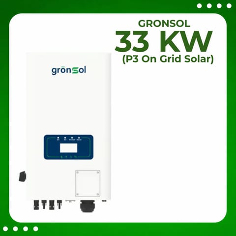 Gronsol 33 Kw P3 On Grid Solar Inverter
