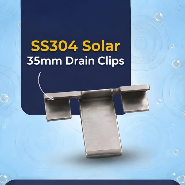 SS304 Solar 35mm Drain Clips