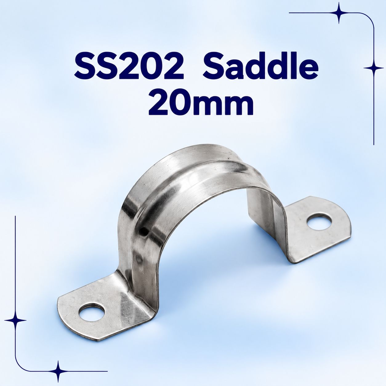 SS202  Saddle  20mm  and 1mm Thickness