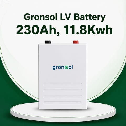 Gronsol LV Battery 230Ah, 51.2V, 11.8Kwh